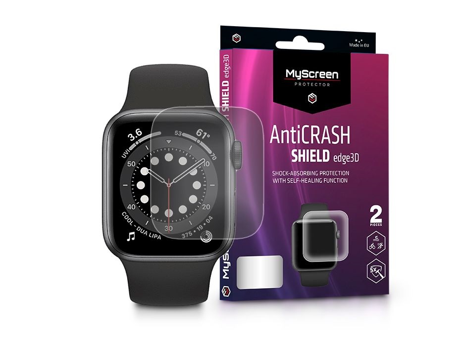 MSP LA-1989 Apple Watch S 6/SE (44mm) 3D 2db-os kijelzővédő fólia