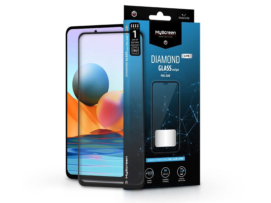 MSP LA-2007 Xiaomi Redmi Note 10 Pro/10 Pro Max 2.5D üveg kijelzővédő fólia