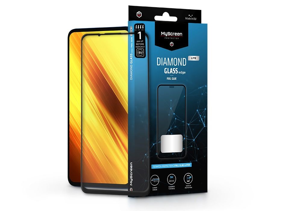 MSP LA-2012 Xiaomi Poco X3/X3 Pro 2.5D üveg kijelzővédő fólia