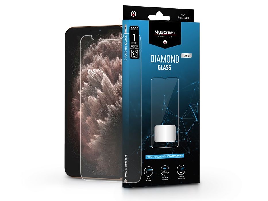 MSP LA-2018 iPhone XS Max/11 Pro Max Diamond Glass üveg kijelzővédő fólia