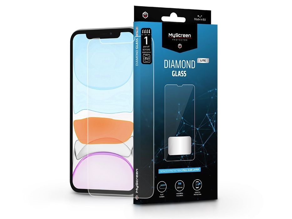 MSP LA-2021 iPhone XR/11 Diamond Glass üveg kijelzővédő fólia