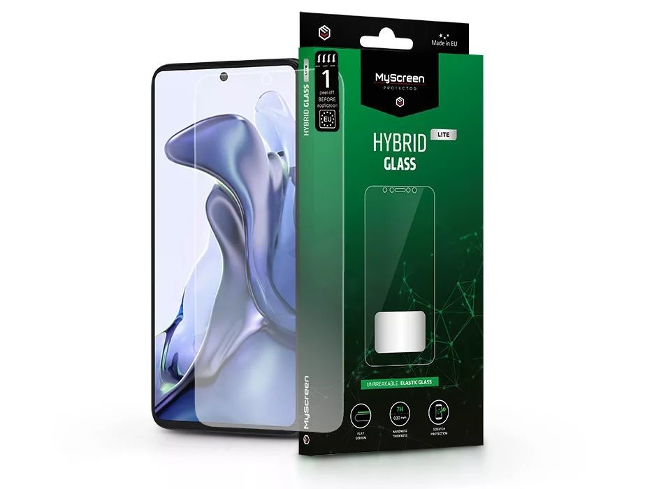 MSP LA-2056 Xiaomi 11T/11T Pro Hybrid Glass Lite rugalmas üveg kijelzővédő fólia