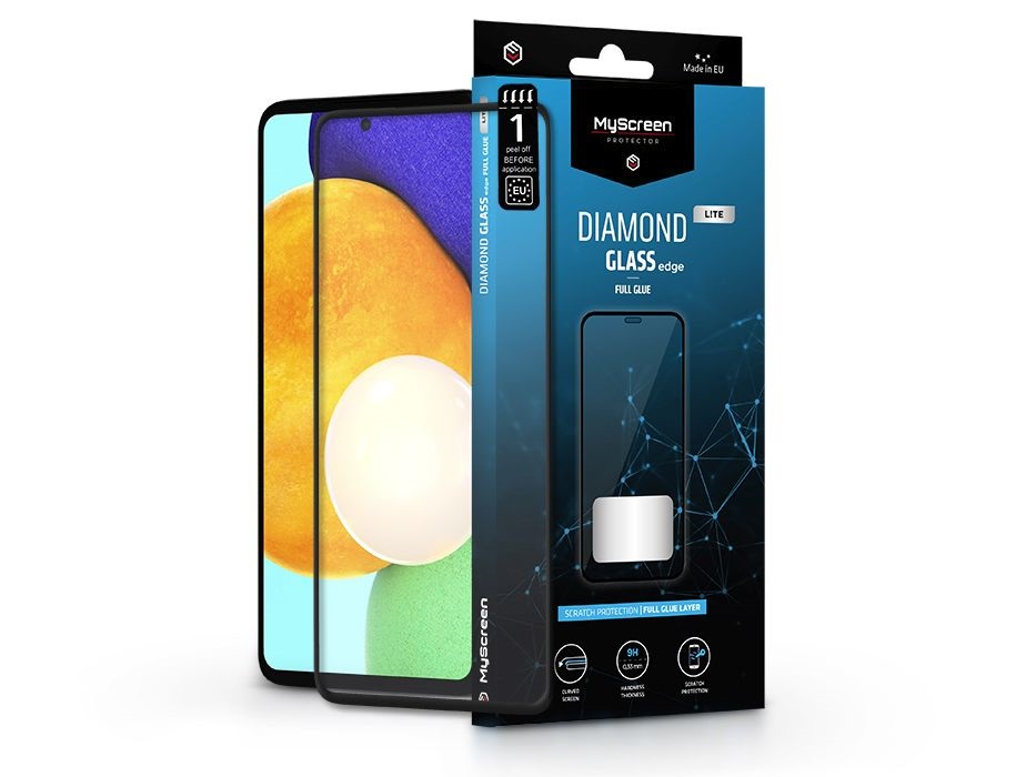 MSP LA-2081 Samsung Galaxy A52/A52 5G/A52s/A53 Diamond Glass Lite Edge 2.5D edzett üveg kijelzővédő