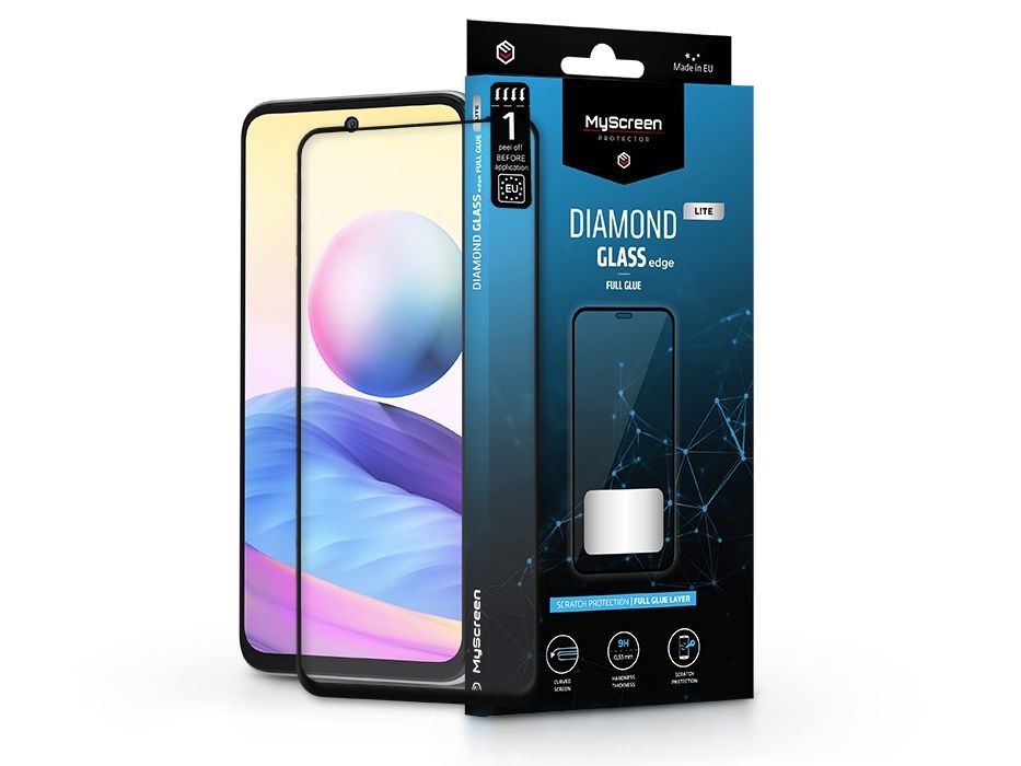 MSP LA-2089 Xiaomi Redmi Note 10 5G/Poco M3 Pro Diamond Glass Lite Edge 2.5D edzett üveg kijelzővédő fólia