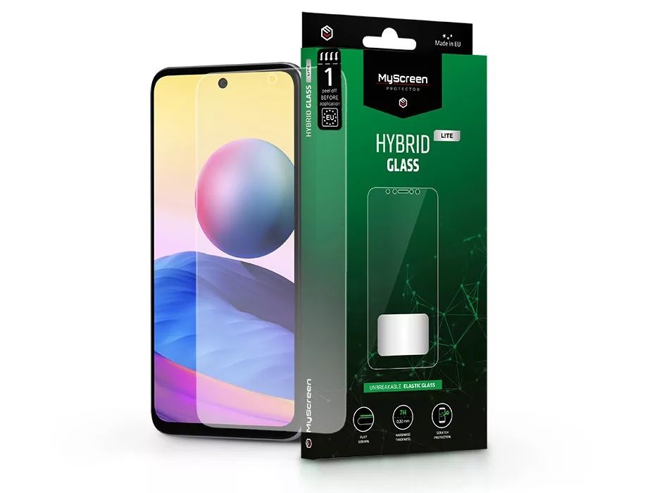 MSP LA-2115 Redmi Note 10 5G/Poco M3 Pro 5G Hybrid Glass Lite rugalmas üveg kijelzővédő fólia