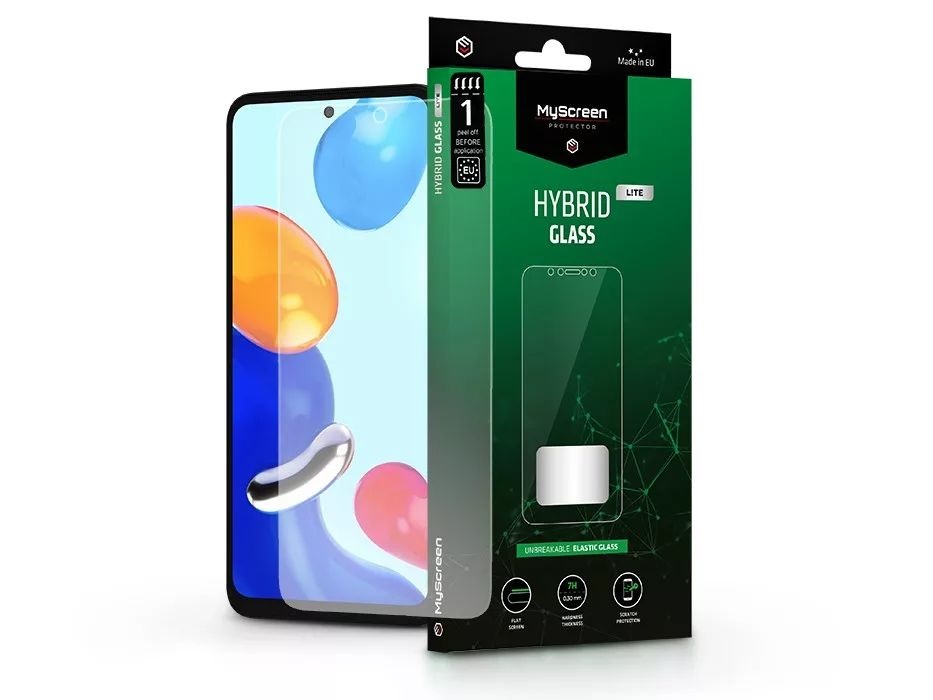 MSP LA-2169 Redmi Note 11/11S Hybrid Glass Lite rugalmas üveg kijelzővédő fólia