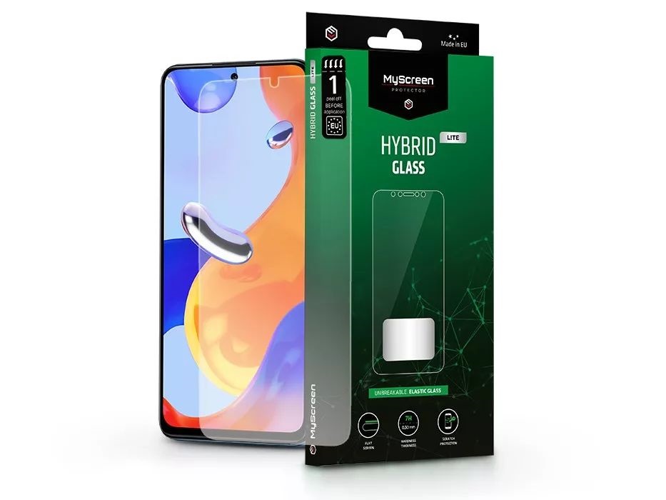 MSP LA-2170 Redmi Note 11 Pro 5G Hybrid Glass Lite rugalmas üveg kijelzővédő fólia