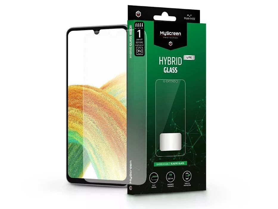 MSP LA-2204 Galaxy A33 5G Hybrid Glass Lite rugalmas üveg kijelzővédő fólia