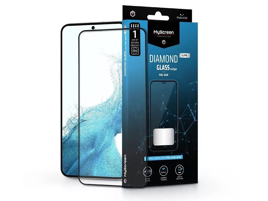 MSP LA-2211 Galaxy S22+ 5G/S23+ Diaomind Glass Lite Edge 2.5D edzett üveg kijelzővédő fólia