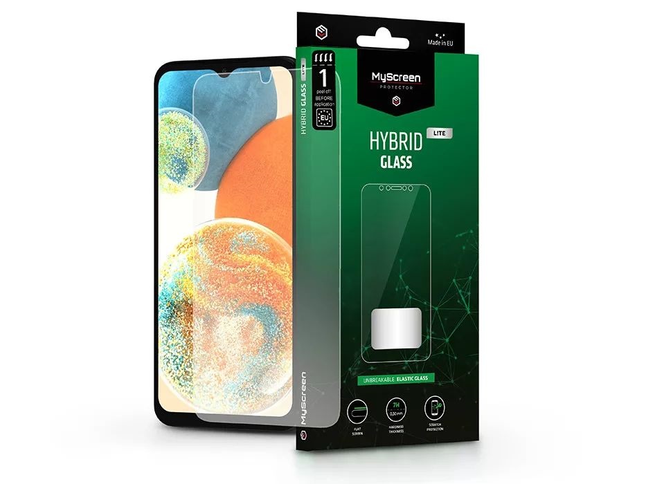 MSP LA-2241 Galaxy A23/M23/M33 Hybrid Glass Lite rugalmas üveg kijelzővédő fólia