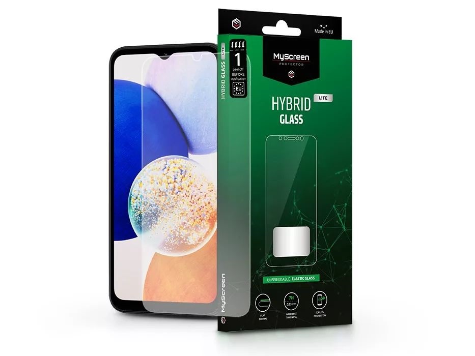 MSP LA-2260 Galaxy A14 5G Hybrid Glass Lite rugalmas üveg kijelzővédő fólia