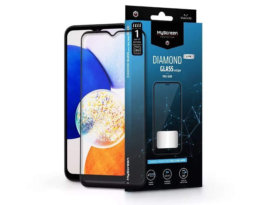 MSP LA-2266 Galaxy A14 5G Diamond Glass Lite Edge 2.5D edzett üveg kijelzővédő fólia