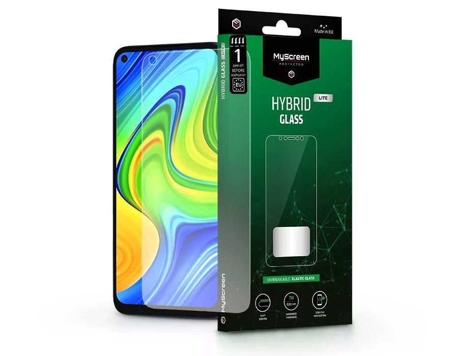 MSP LA-2270 Xiaomi Redmi Note 9/Note 9T 5G Hybrid Glass Lite rugalmas üveg kijelzővédő fólia
