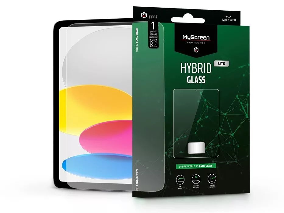 MSP LA-2292 Apple iPad 10.9 2022 Hybrid Glass Lite Tab rugalmas üveg kijelzővédő fólia