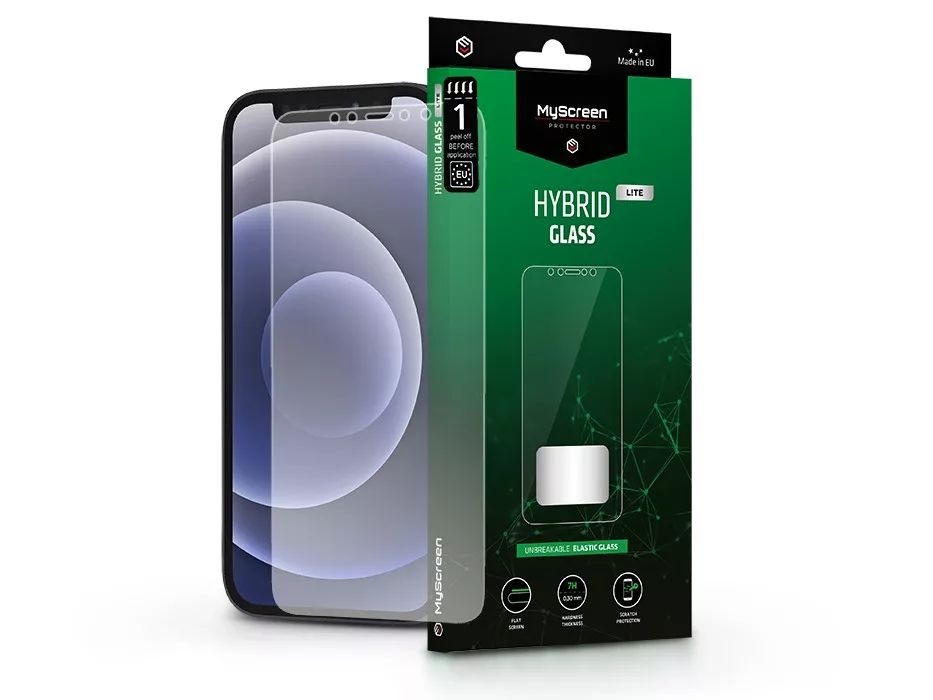 MSP LA-2299 Apple iPhone 12 Mini Hybrid Glass Lite rugalmas üveg kijelzővédő fólia