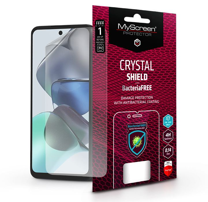 MSP MS223713 Motorola G23 Crystal Glass edzett üveg antibakteriális képernyővédő fólia