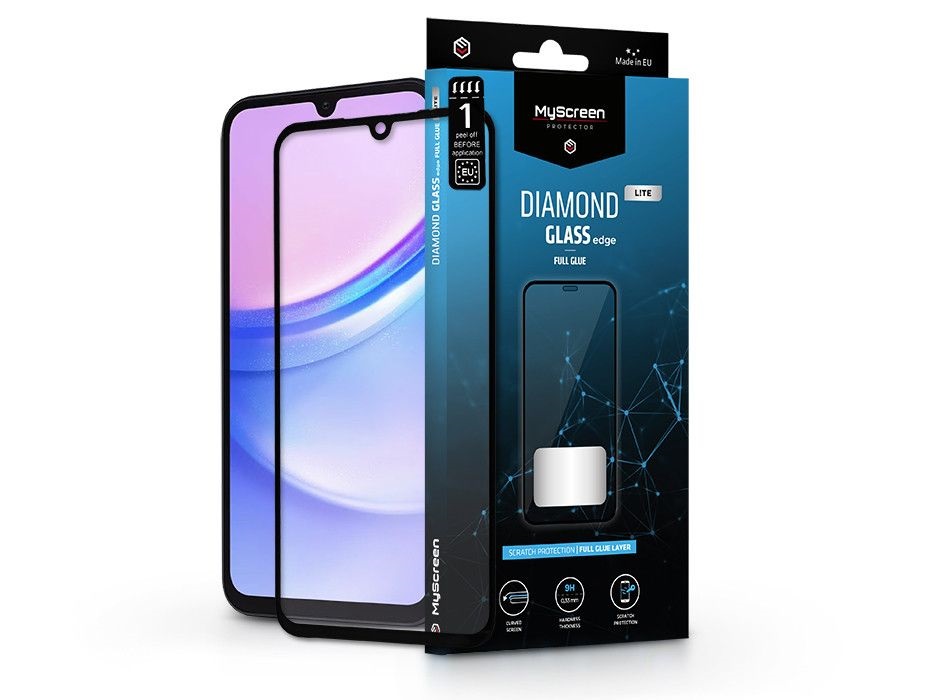 MSP MS230292 Samsung Galaxy A15 4G Diamond Glass Lite Edge edzett üveg képernyővédő fólia
