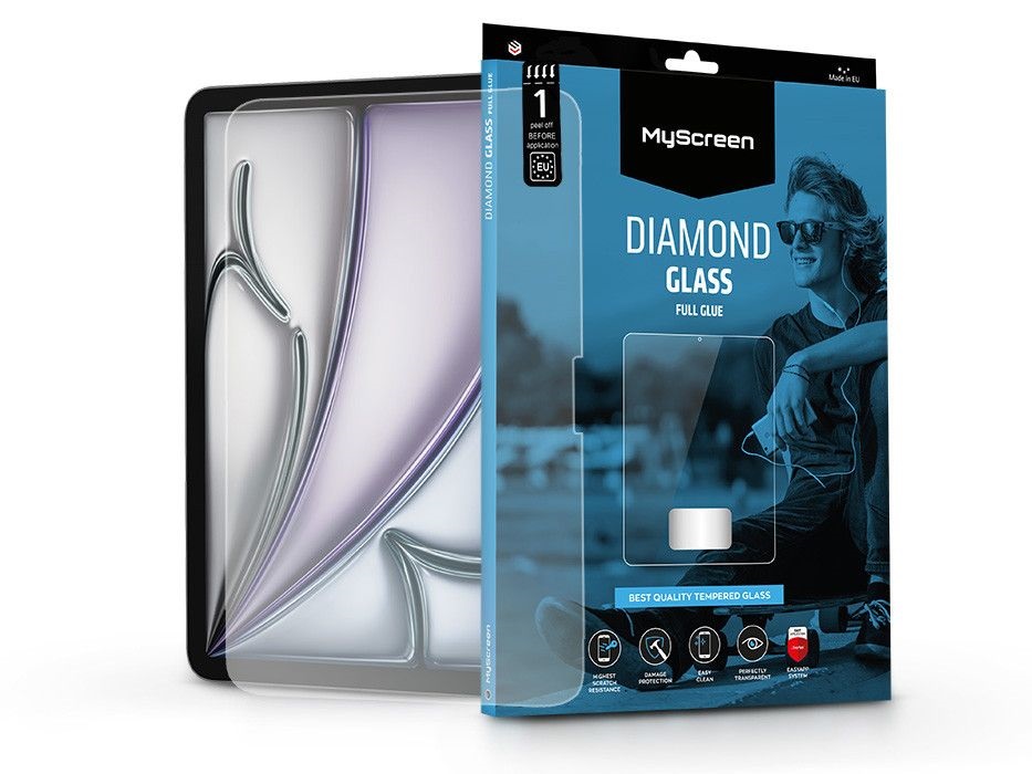 MSP MS236850 Apple iPad Air 11 (2024) Diamond Glass Full Glue üvegfólia