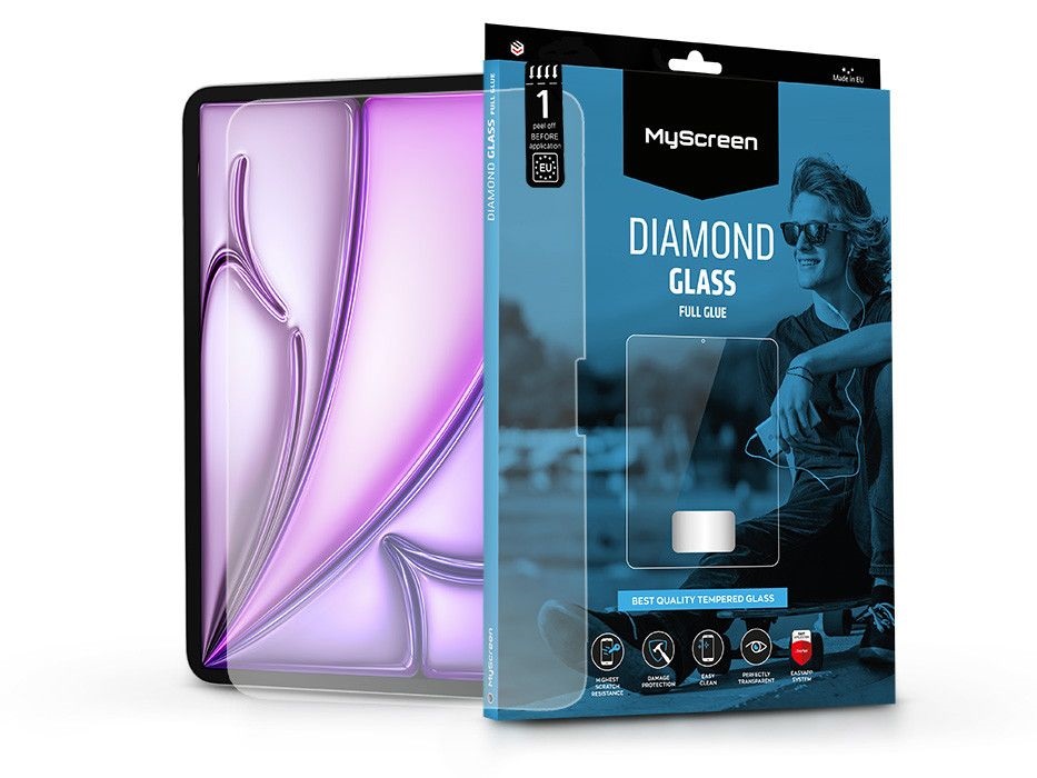 MSP MS237208 Apple iPad Air 13 (2024) Diamond Glass Full Glue üvegfólia