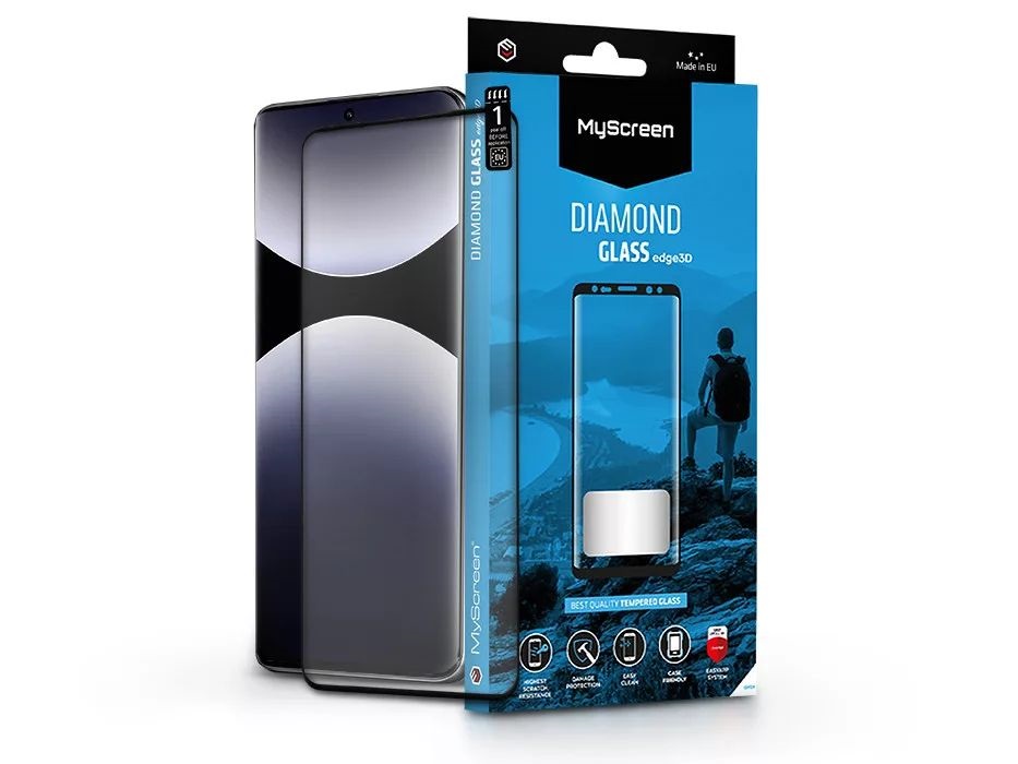 MSP MS243094 Xiaomi Redmi Note 14 Pro/Note 14 Pro+ 5G Diamond Glass Edge 3D ívelt üvegfólia