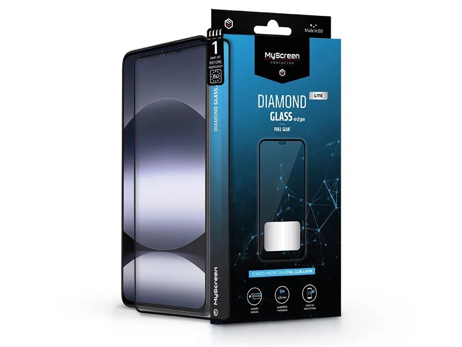 MSP MS245715 Xiaomi Redmi Note 14 4G/5G Diamond Glass Lite Edge2.5D Full Glue üvegfólia