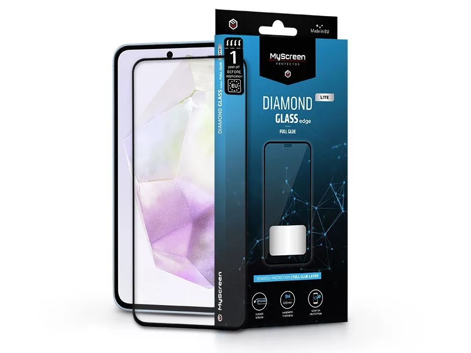 MSP MS246408 Samsung SM-A366 Galaxy A36/A56 Diamond Glass Lite Edge2.5D Full Glue üvegfólia