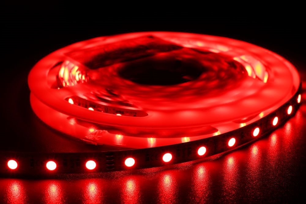 MW HQS-5050 5M 60LED/m 14,4W/m 12V RGB LED szalag