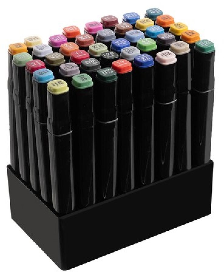Maaleo 40 db-os kétoldalú marker szett
