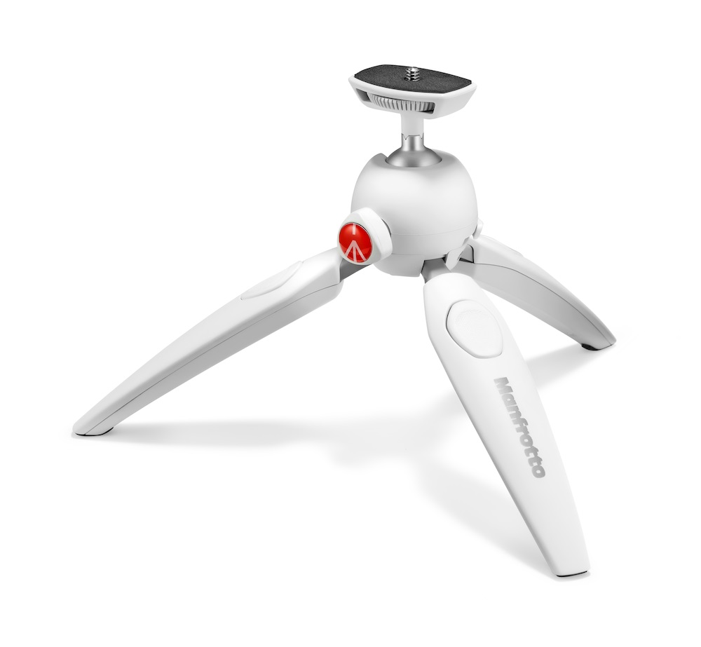 Manfrotto Pixi Evo 2 szekciós mini fehér tripod