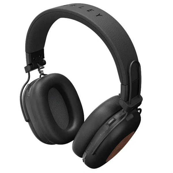 Marley Positive Vibration Rebel ANC Bluetooth fekete fejhallgató