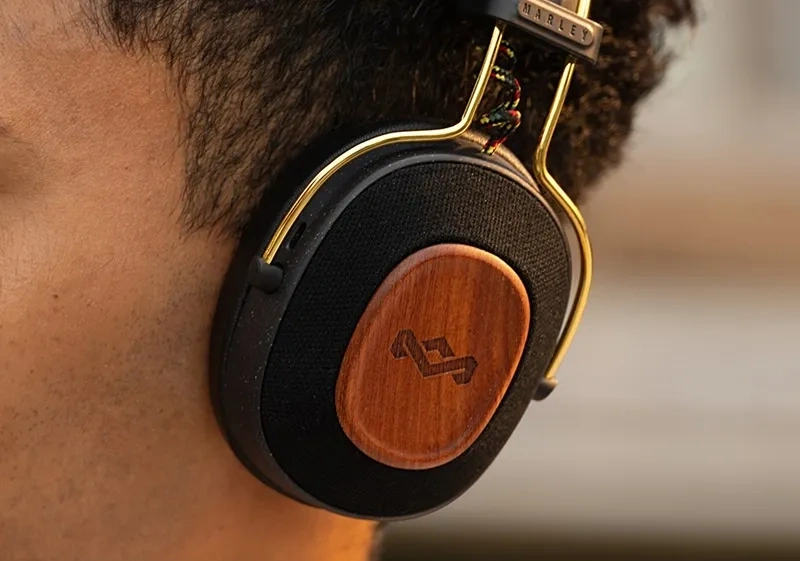 Marley Positive Vibration Riddim Bluetooth Rasta fejhallgató