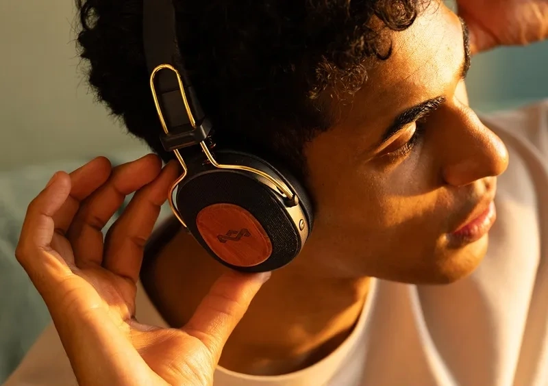 Marley Positive Vibration Riddim Bluetooth Rasta fejhallgató