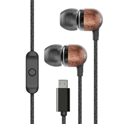 Marley Smile Jamaica USB-C vezetékes fekete fülhallgató