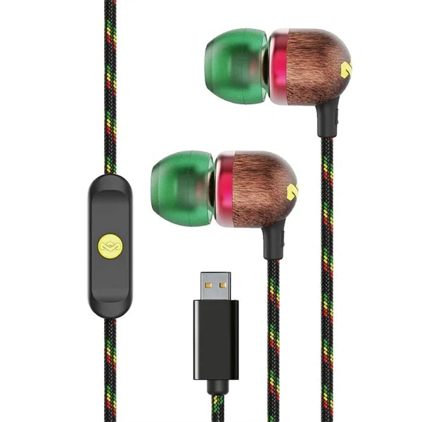 Marley Smile Jamaica USB-C vezetékes rasta fülhallgató