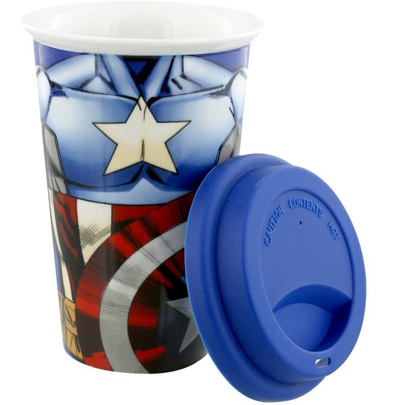 Marvel Captain America Torso utazó bögre