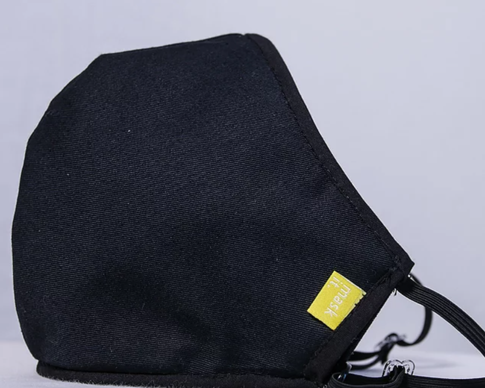 Mask it. mosható textil fekete női szájmaszk