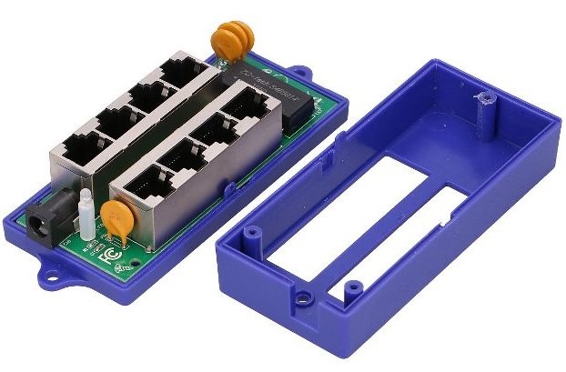MaxLink 4Port Gigabit 12V~57V DC PoE Injector