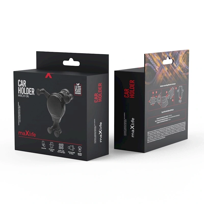 Maxlife TF-0247 Maxlife univerzális szellőzőrácsba illeszthető autós tartó