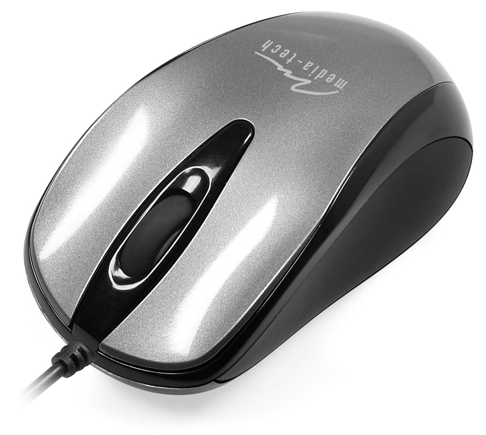 Media Tech MT1091S Plano ezüst USB-s egér