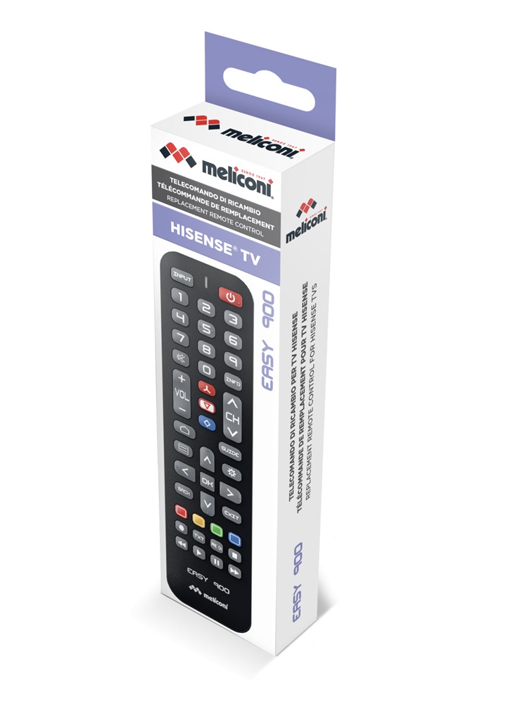 Meliconi EASY900 HISENSE TV távirányító