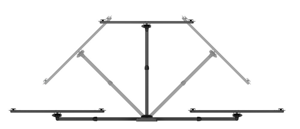 Meliconi Flatstyle FDR 400 Fast Block 40"- 65" fali TV konzol