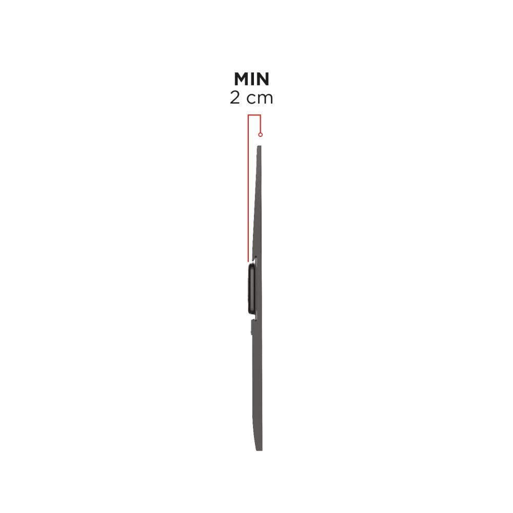 Meliconi Flatstyle FS400 DW 40"-75" fix fali TV konzol