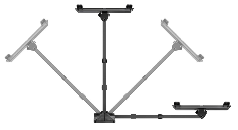 Meliconi SlimStyle Plus 200SDR Fast Block 26"- 45" fali TV konzol