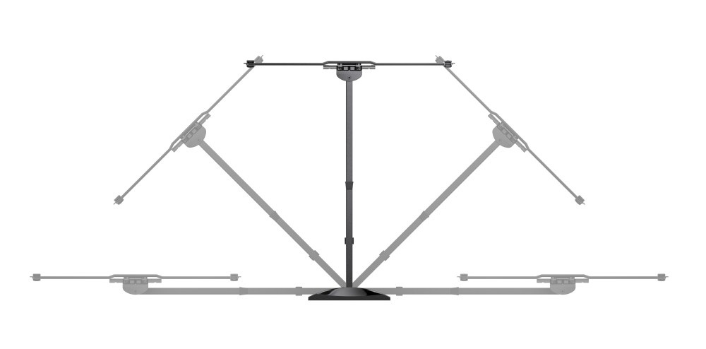 Meliconi SlimStyle Plus 600SDR Fast Block 50"- 82" fali TV konzol