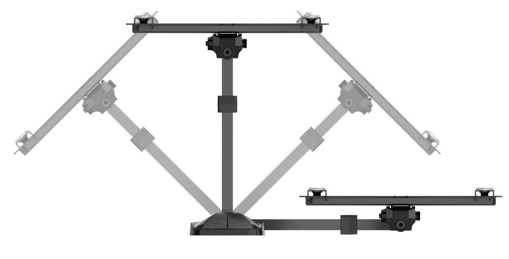 Meliconi Slimstyle Plus 200SR FB 14"-45" karos fali TV konzol