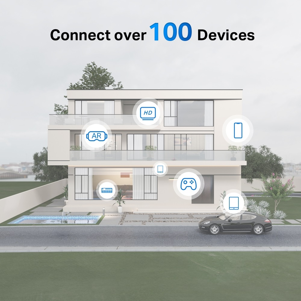 Mercusys Halo H60X(2-pack)  AX1500 fehér otthoni mesh Wi-Fi 6 rendszer (2db) - R