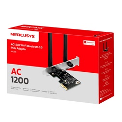 Mercusys MA30E AC1200 Wi-Fi Bluetooth PCIe fekete adapter - R