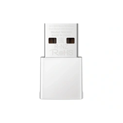 Mercusys MA30N AC1300 fehér nano vezeték nélküli két sávos USB adapter