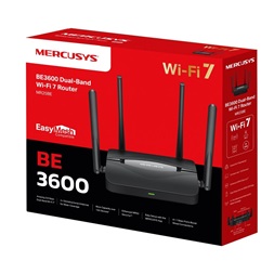 Mercusys MR25BE BE3600 két sávos Wi-Fi 7 router - R