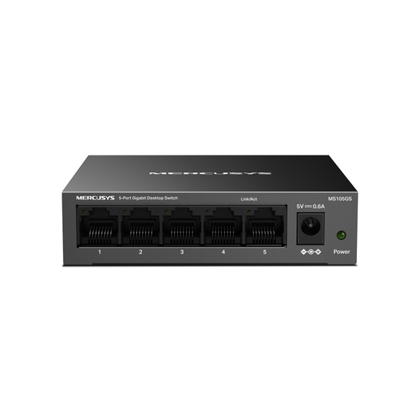 Mercusys MS105GS 5 portos Gigabit asztali switch - R